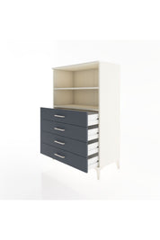 Hyperion Dolap 2 Raflı 4 Çekmeceli 88x44x134 - S51M129V2B
