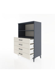 Hyperion Dolap 2 Raflı 4 Çekmeceli 88x44x134 - S51M129V4B