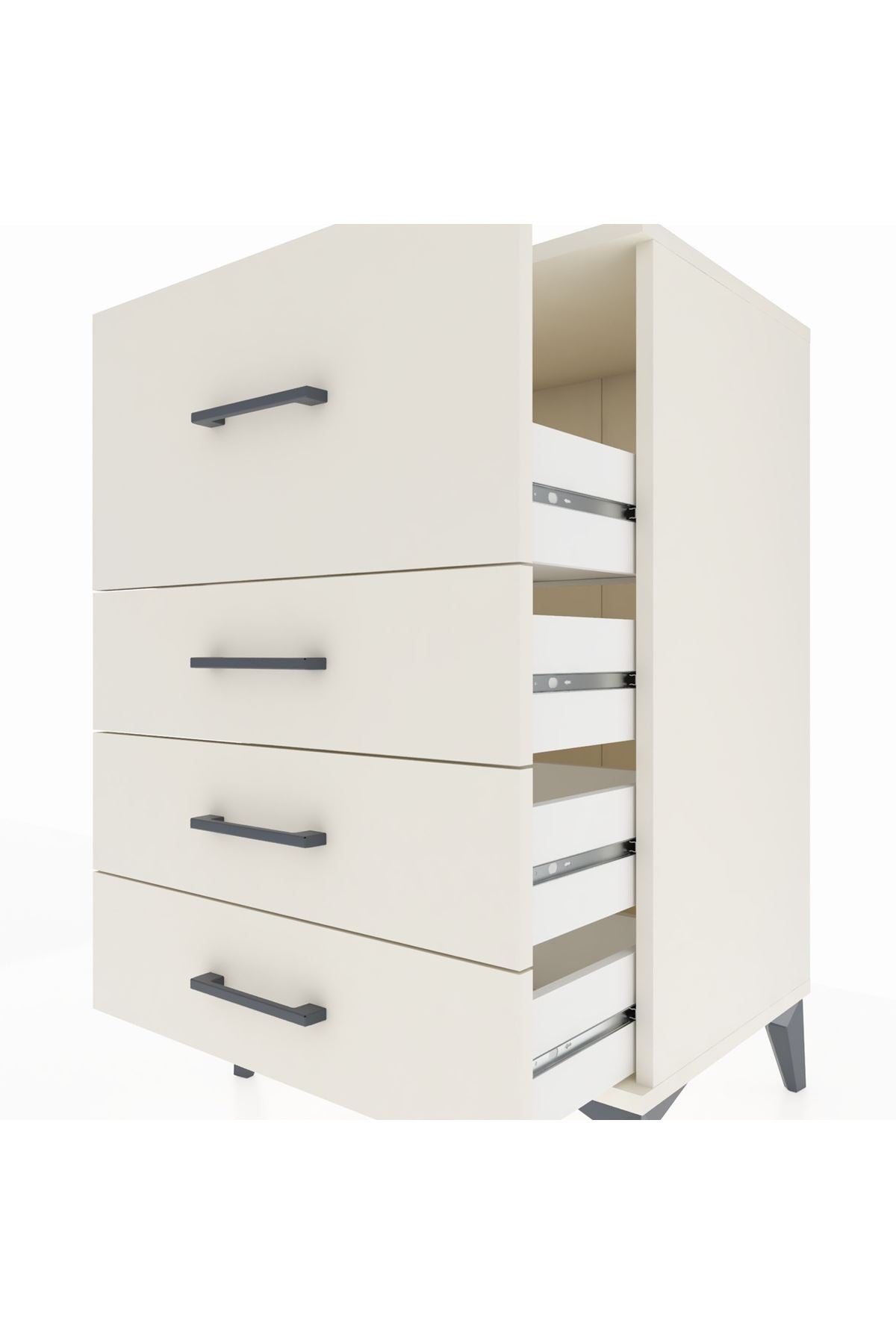 Hyperion Komodin 4 Çekmeceli 60x44x96 - S47M006V1B