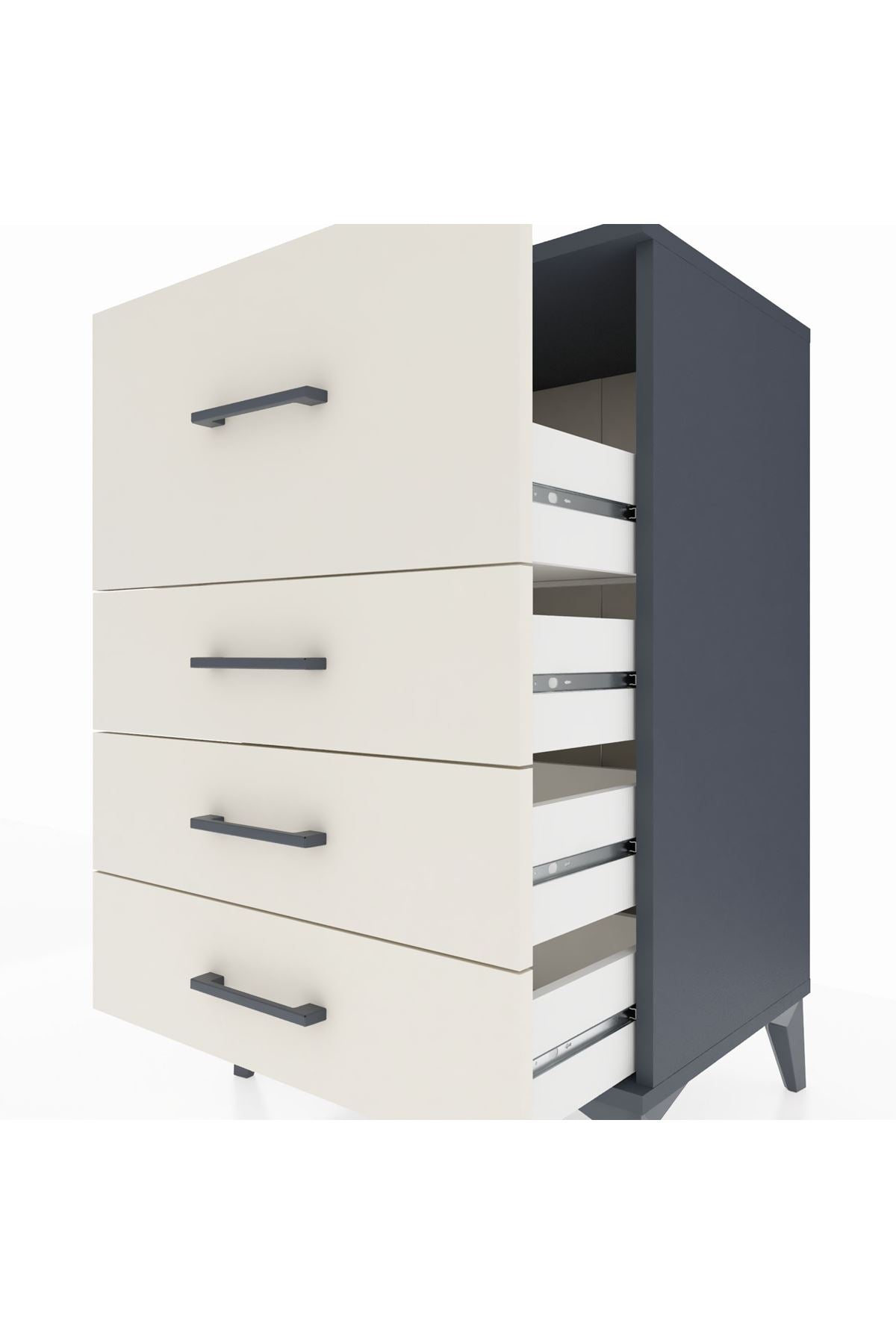 Hyperion Komodin 4 Çekmeceli 60x44x96 - S47M006V4B