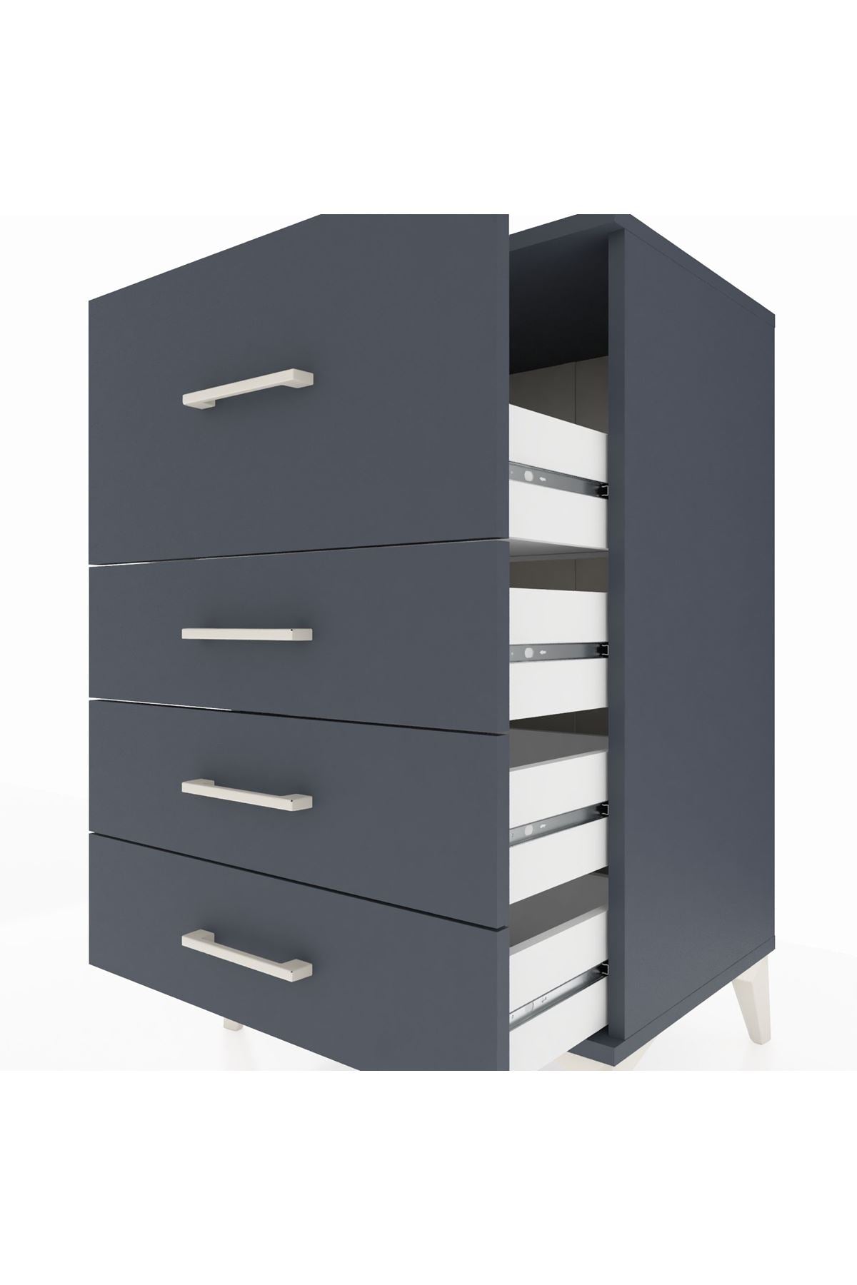 Hyperion Komodin 4 Çekmeceli 60x44x96 - S47M006V5B