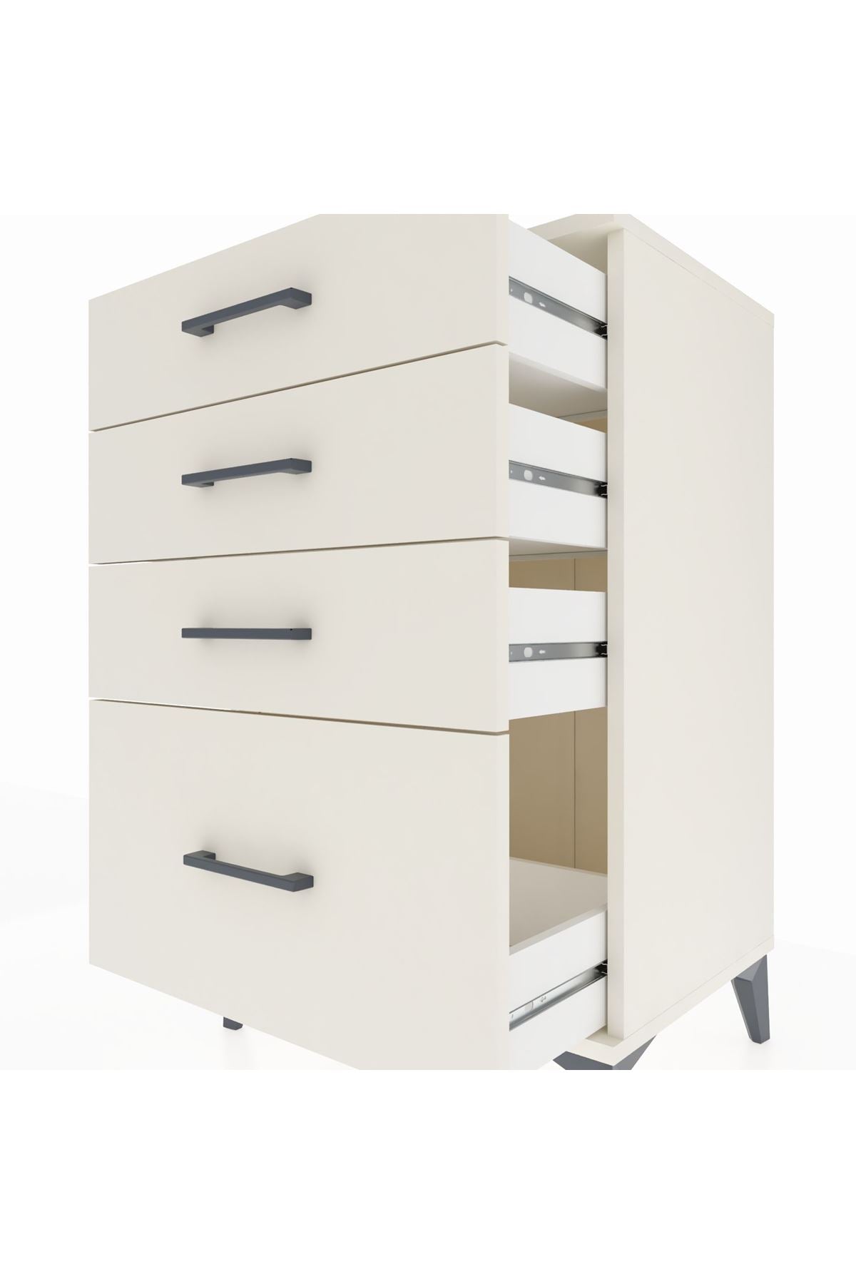 Hyperion Komodin 4 Çekmeceli 60x44x96 - S47M007V1B
