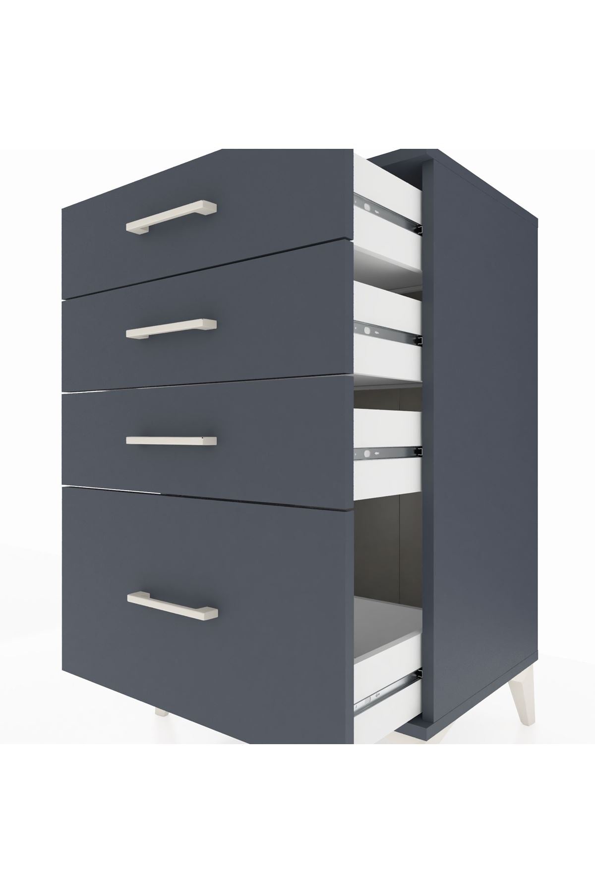 Hyperion Komodin 4 Çekmeceli 60x44x96 - S47M007V5B