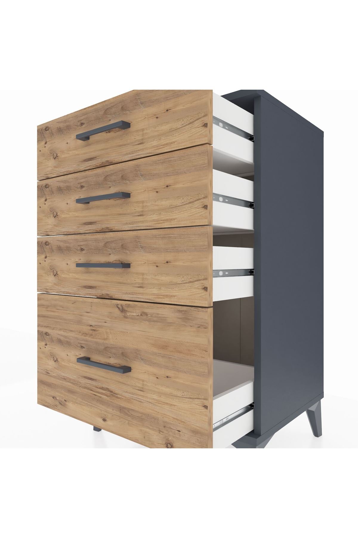 Hyperion Komodin 4 Çekmeceli 60x44x96 - S47M007V6B