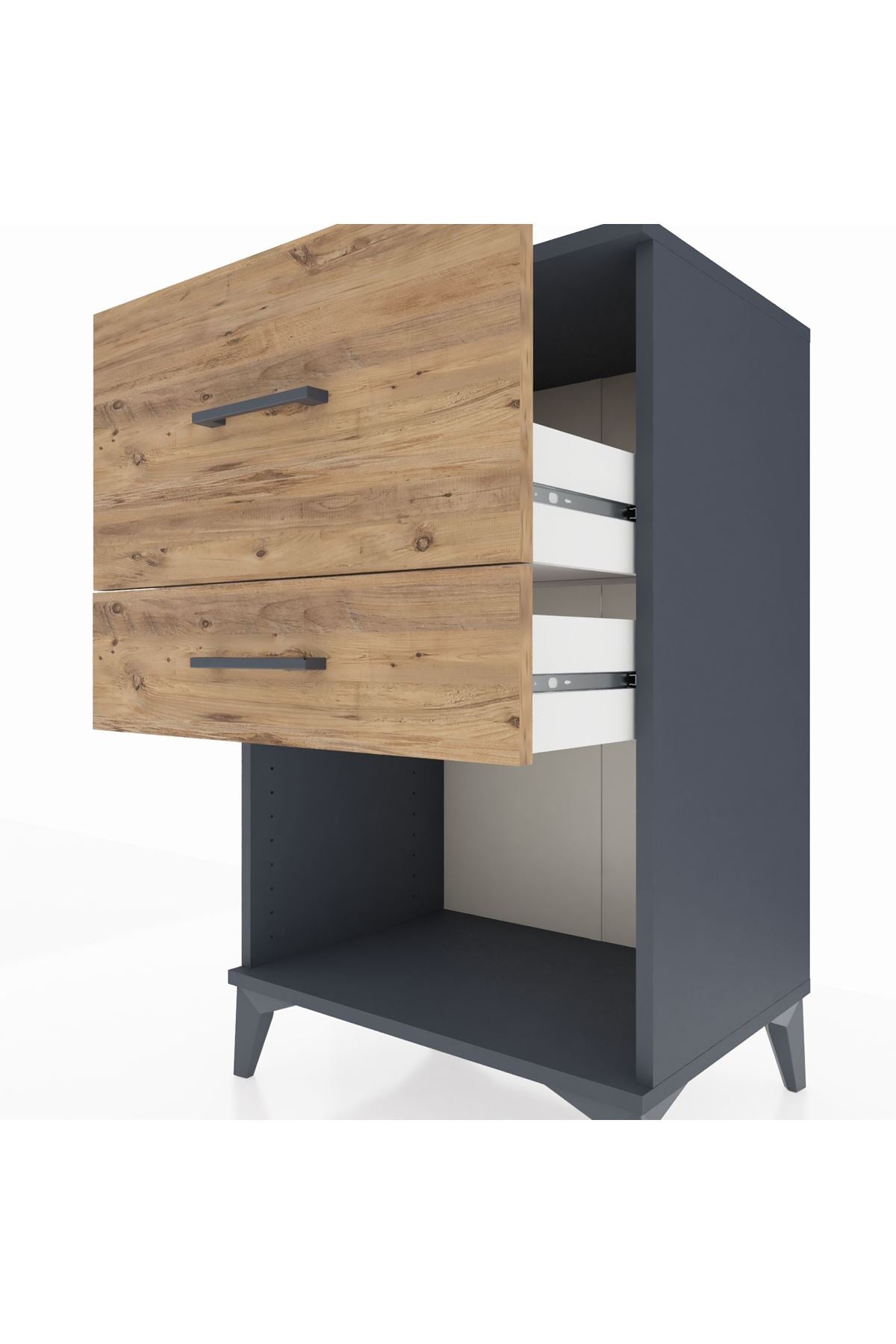 Hyperion Komodin 2 Çekmeceli 60x44x96 - S47M008V6B
