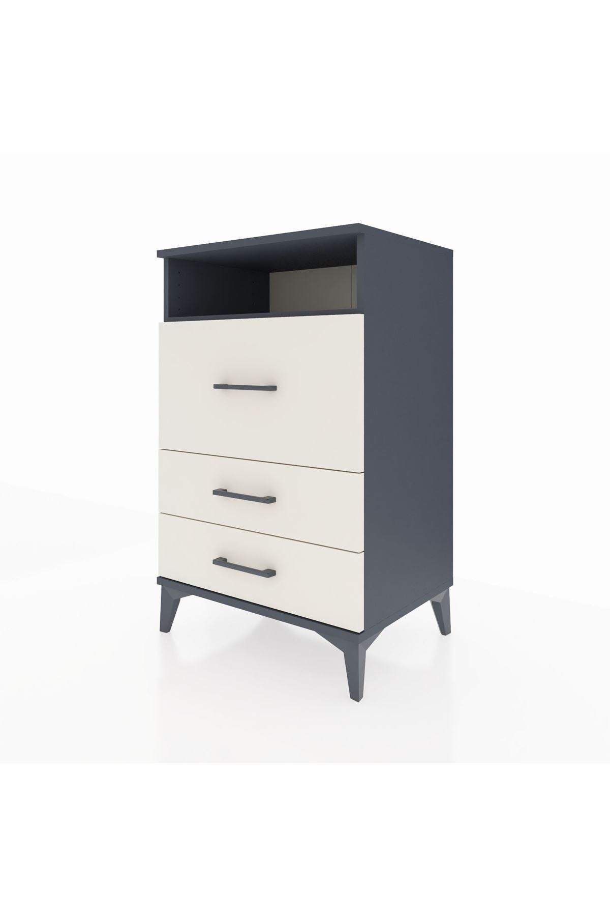 Hyperion Komodin Tek Raflı 3 Çekmeceli 60x44x96 - S47M009V4B