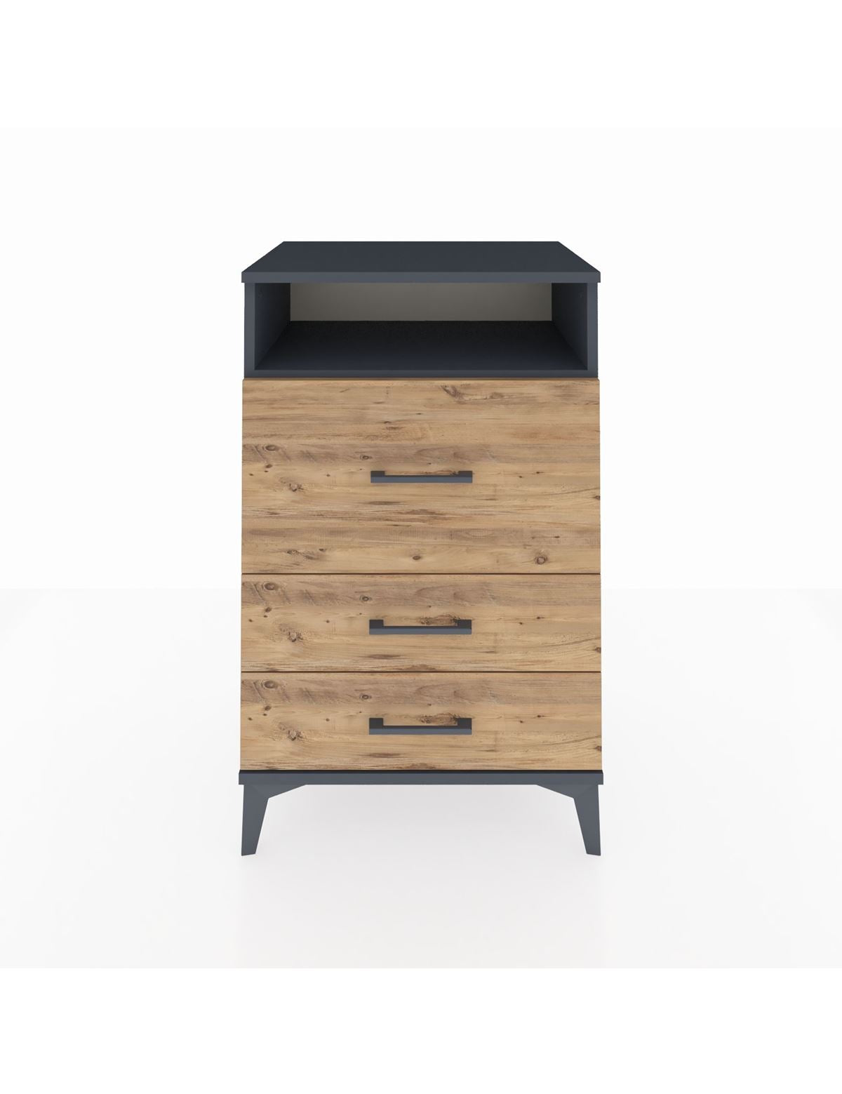 Hyperion Komodin Tek Raflı 3 Çekmeceli 60x44x96 - S47M009V6B