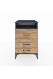 Hyperion Komodin Tek Raflı 3 Çekmeceli 60x44x96 - S47M009V6B