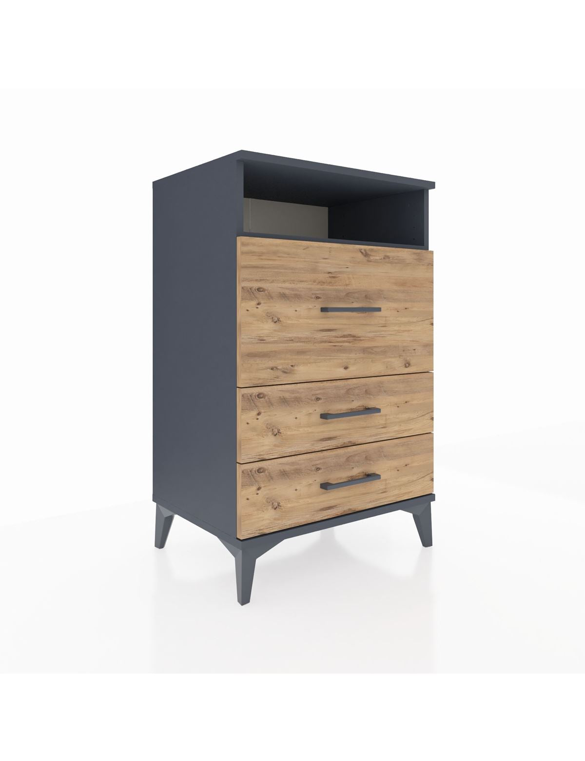 Hyperion Komodin Tek Raflı 3 Çekmeceli 60x44x96 - S47M009V6B