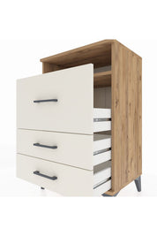 Hyperion Komodin Tek Raflı 3 Çekmeceli 60x44x96 - S47M009V7B