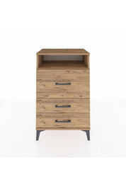 Hyperion Komodin Tek Raflı 3 Çekmeceli 60x44x96 - S47M009V9B
