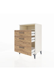 Hyperion Komodin Tek Raflı 3 Çekmeceli 60x44x96 - S47M010V3B