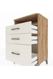 Hyperion Komodin Tek Raflı 3 Çekmeceli 60x44x96 - S47M010V7B