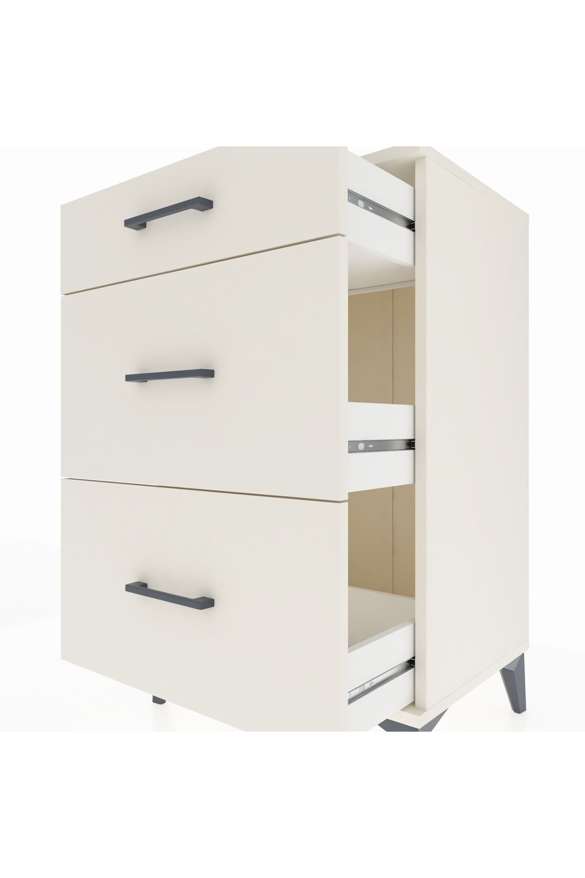 Hyperion Komodin 3 Çekmeceli 60x44x96 - S47M011V1B