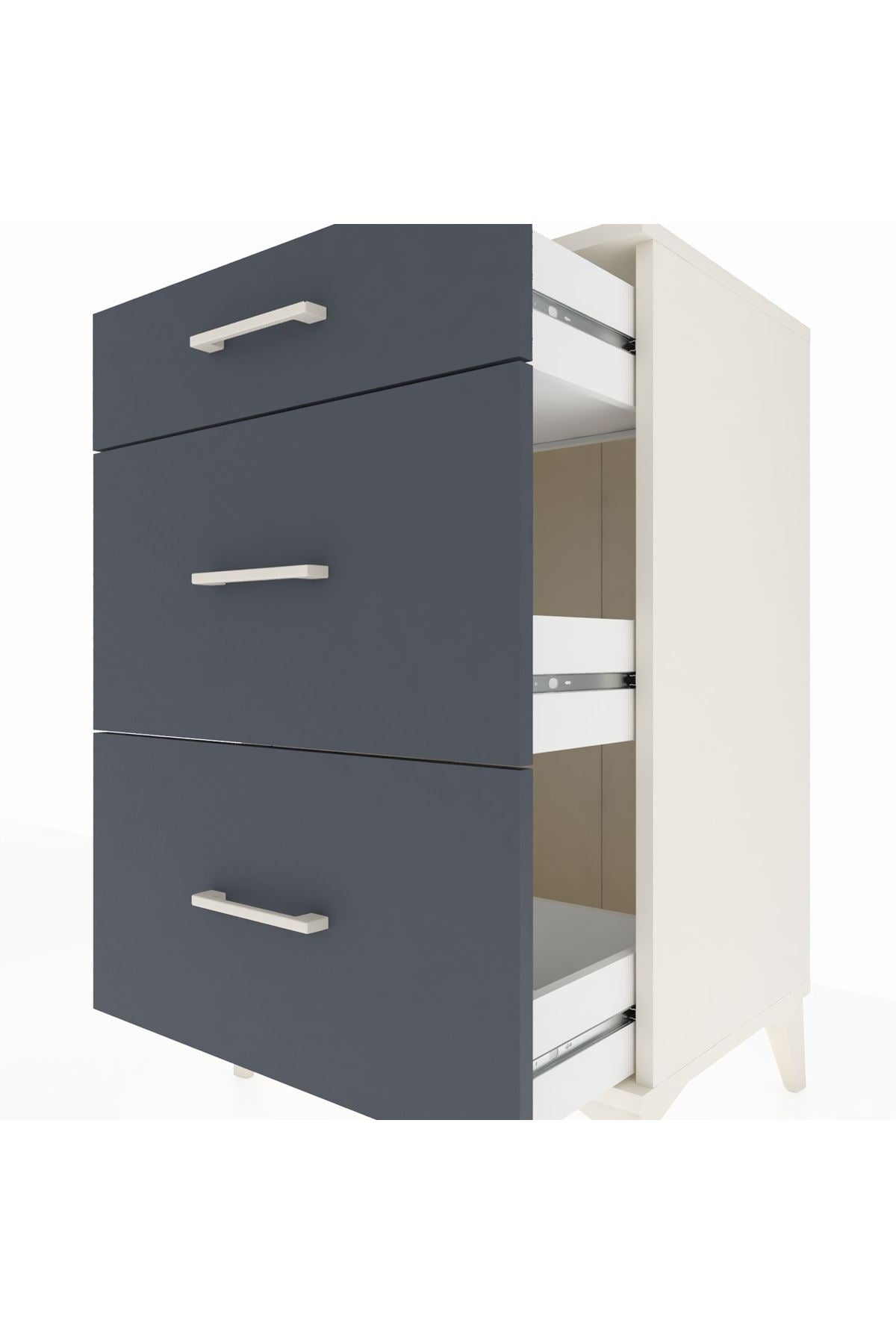Hyperion Komodin 3 Çekmeceli 60x44x96 - S47M011V2B