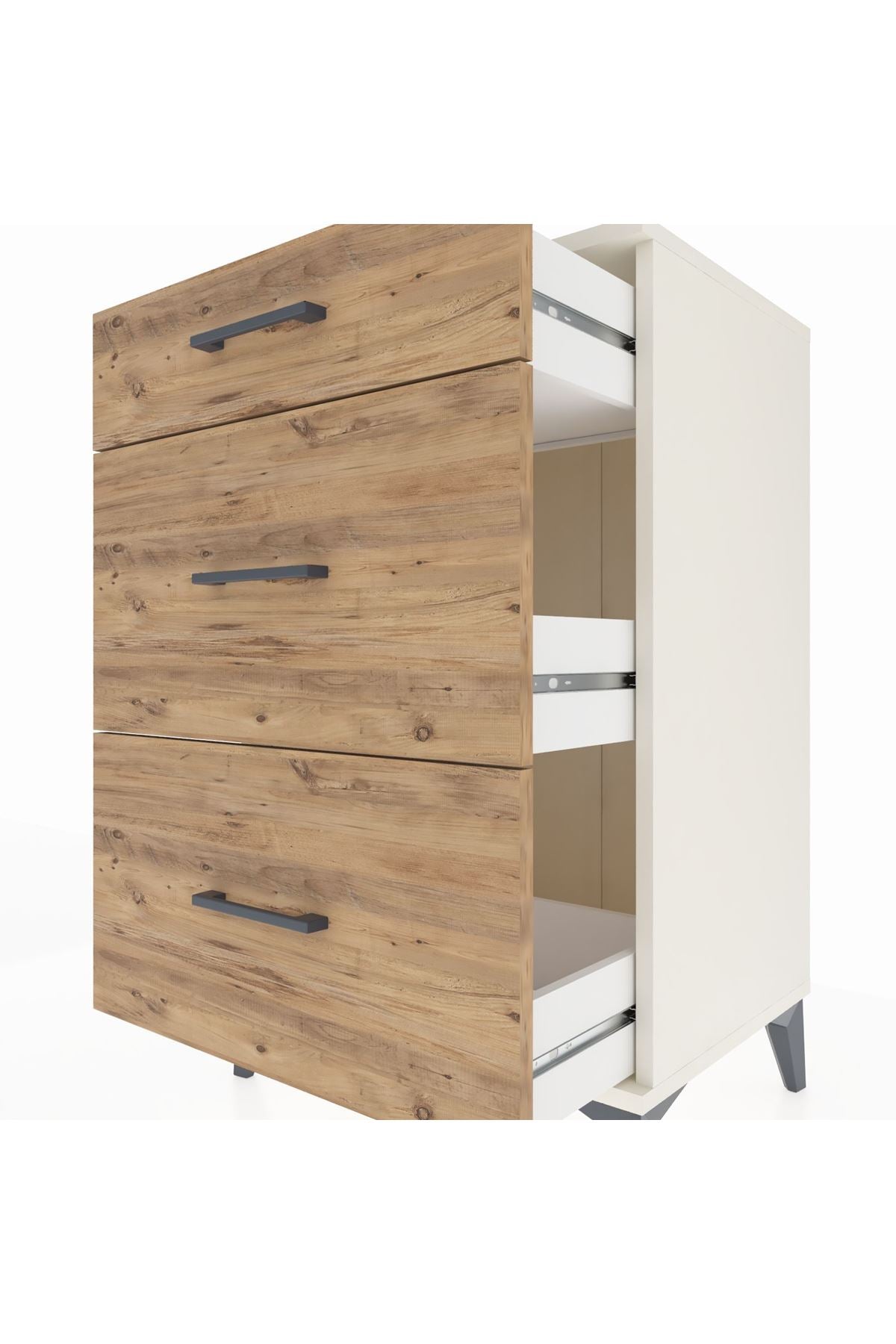 Hyperion Komodin 3 Çekmeceli 60x44x96 - S47M011V3B
