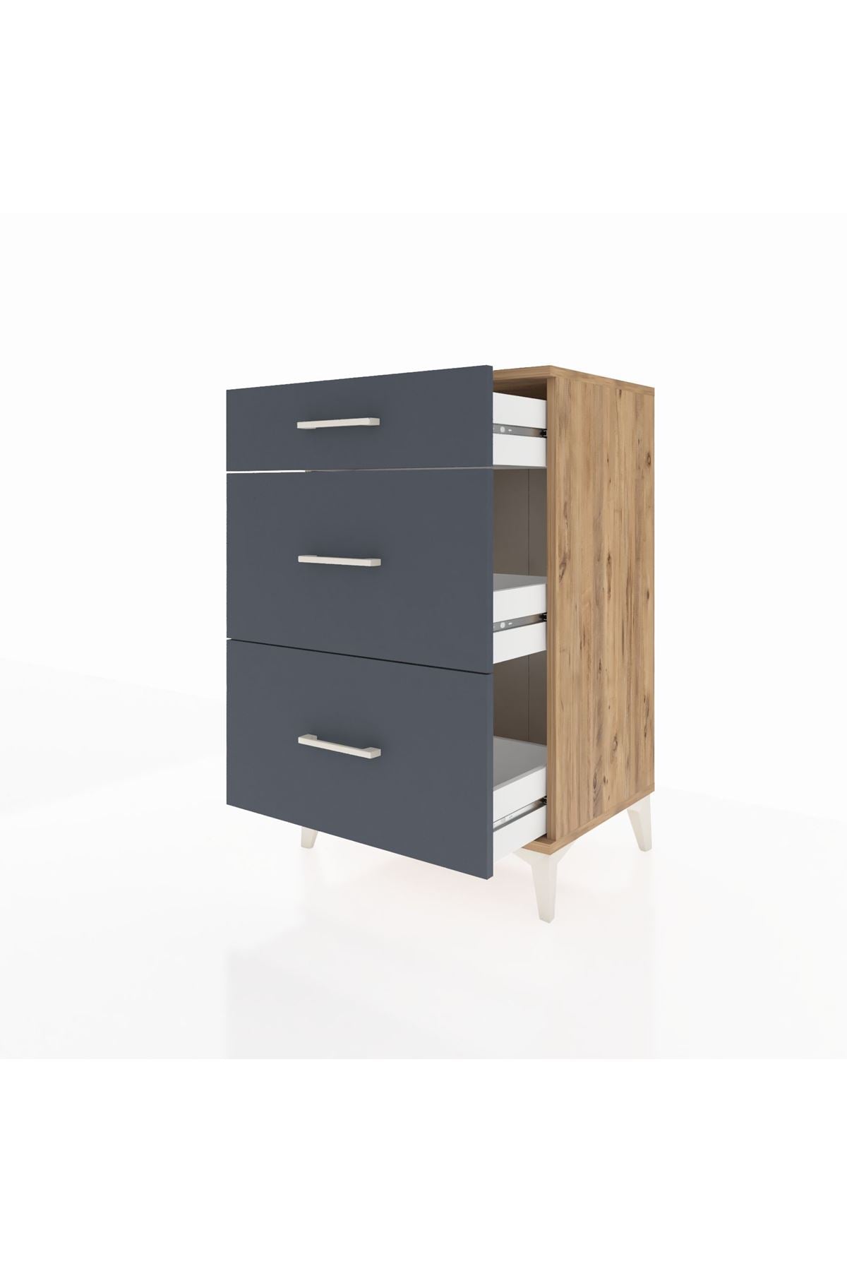 Hyperion Komodin 3 Çekmeceli 60x44x96 - S47M011V8B