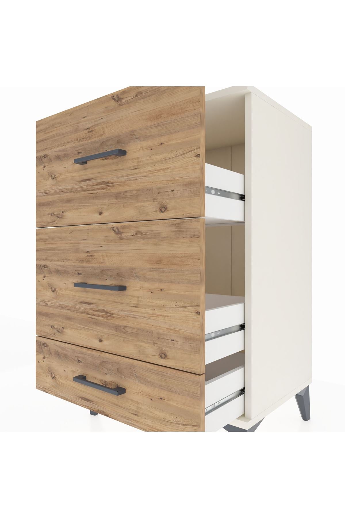 Hyperion Komodin 3 Çekmeceli 60x44x96 - S47M012V3B