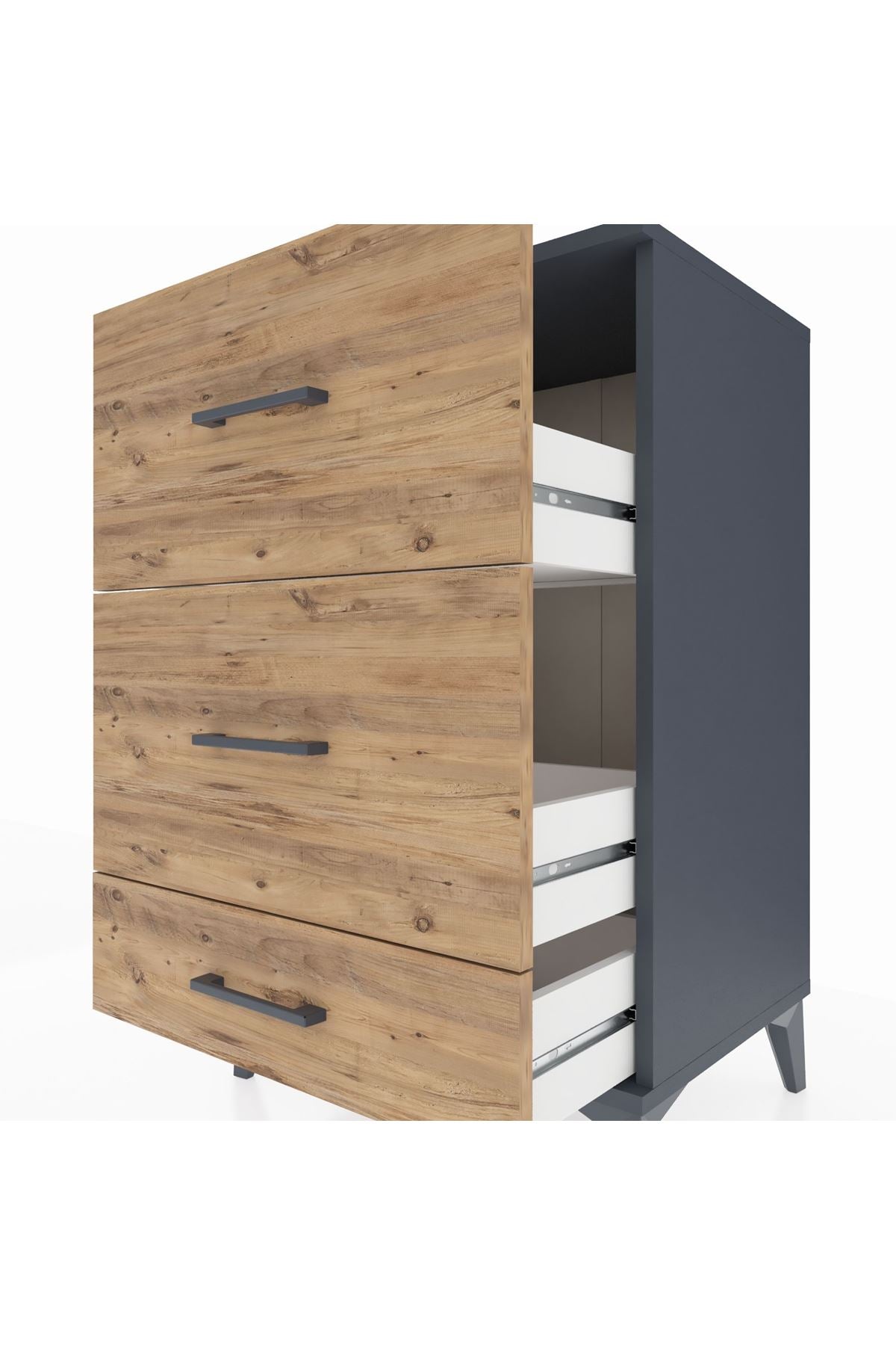 Hyperion Komodin 3 Çekmeceli 60x44x96 - S47M012V6B
