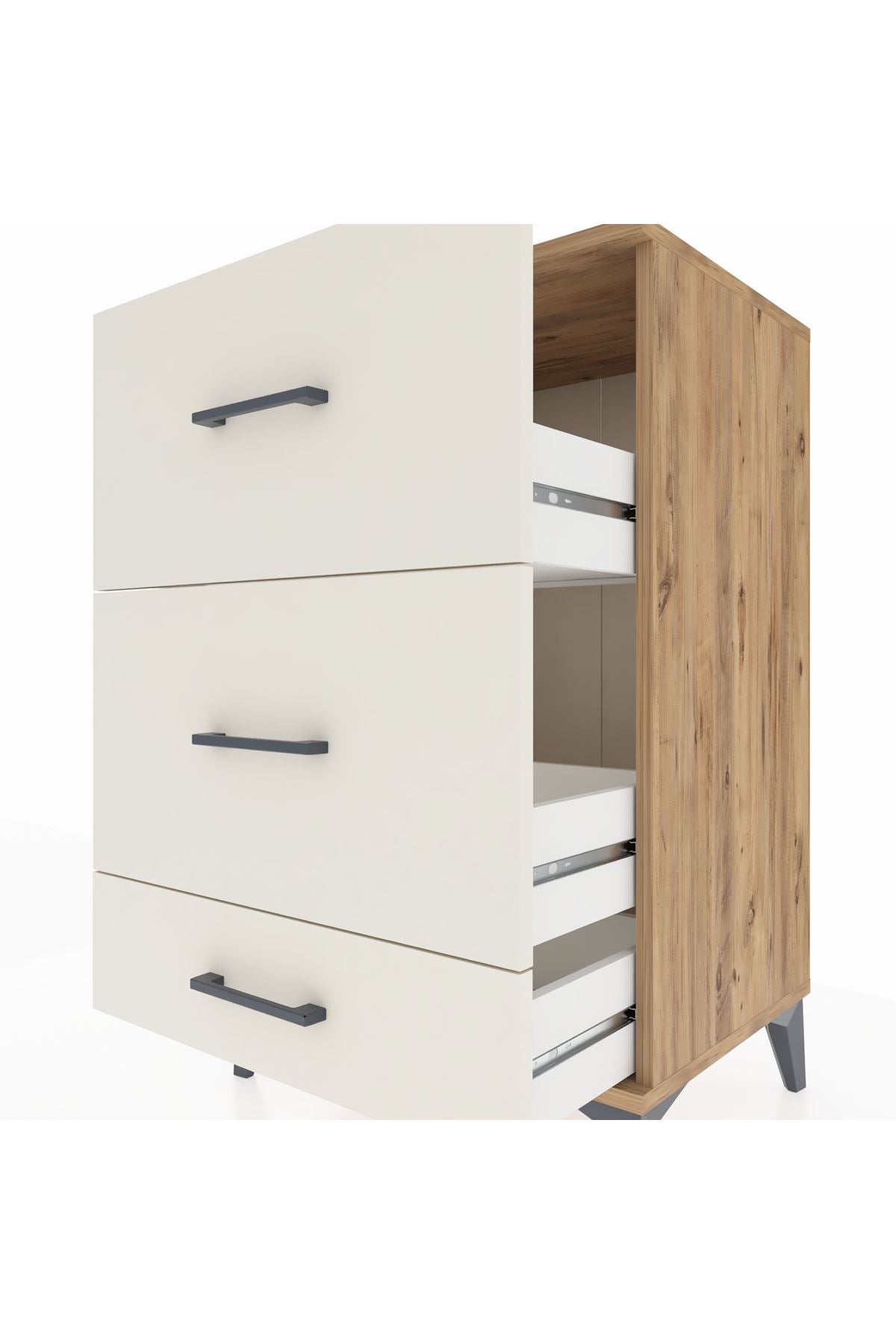 Hyperion Komodin 3 Çekmeceli 60x44x96 - S47M012V7B