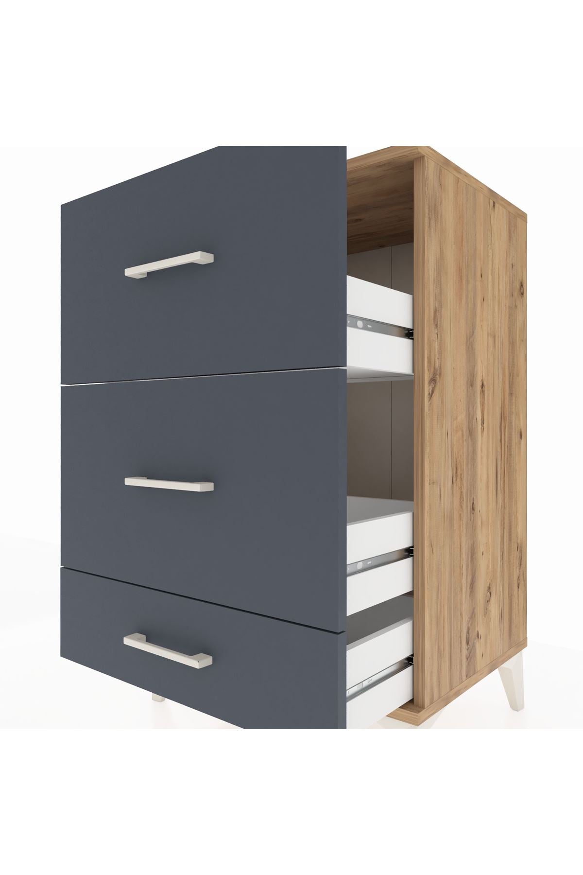 Hyperion Komodin 3 Çekmeceli 60x44x96 - S47M012V8B