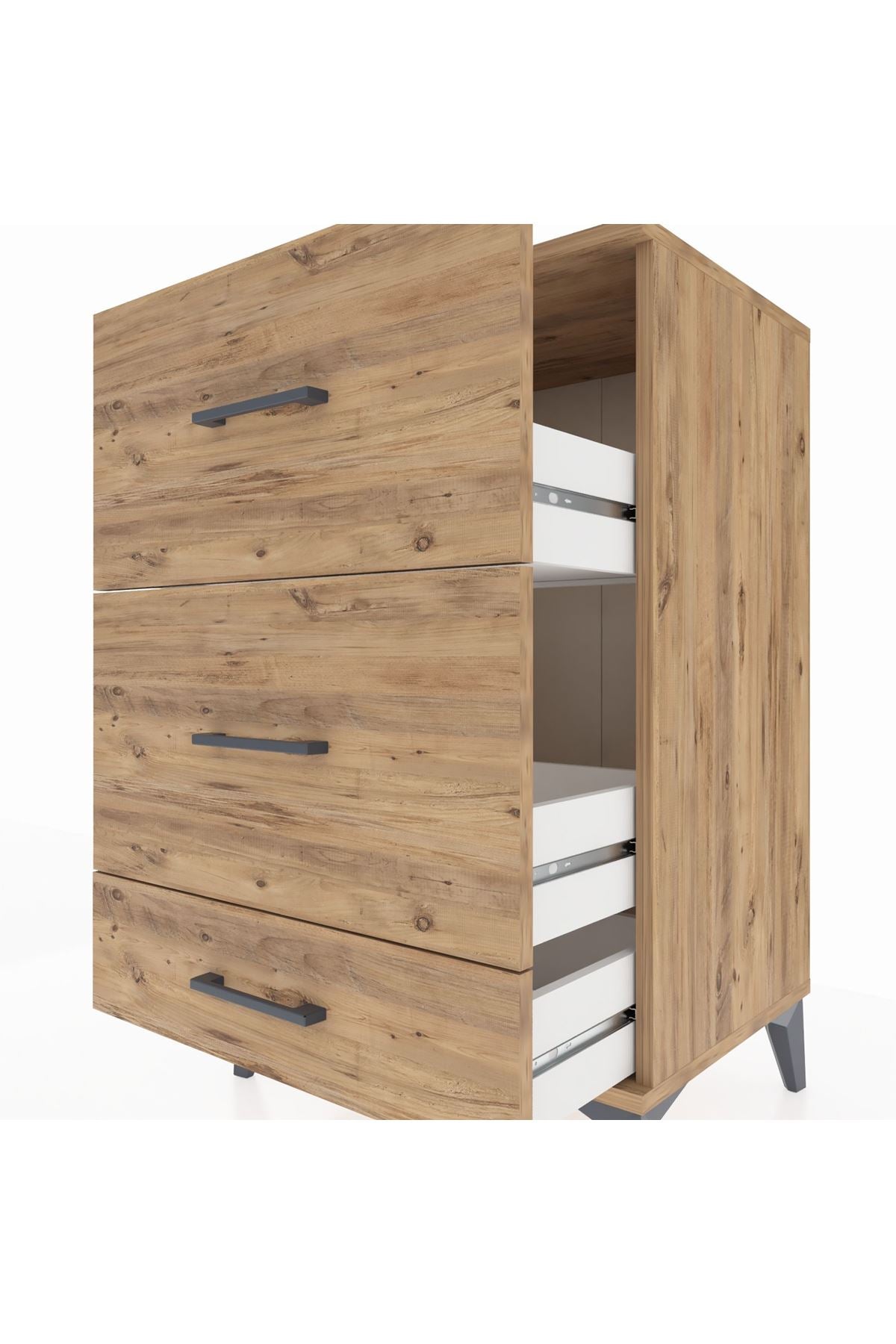 Hyperion Komodin 3 Çekmeceli 60x44x96 - S47M012V9B