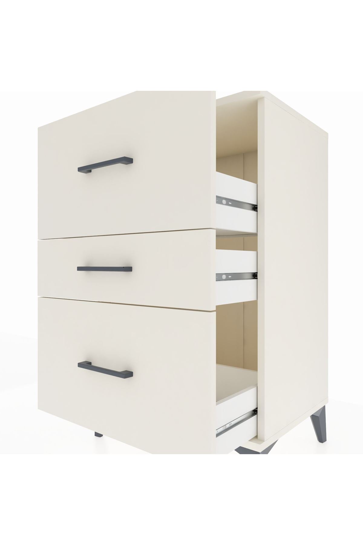 Hyperion Komodin 3 Çekmeceli 60x44x96 - S47M013V1B