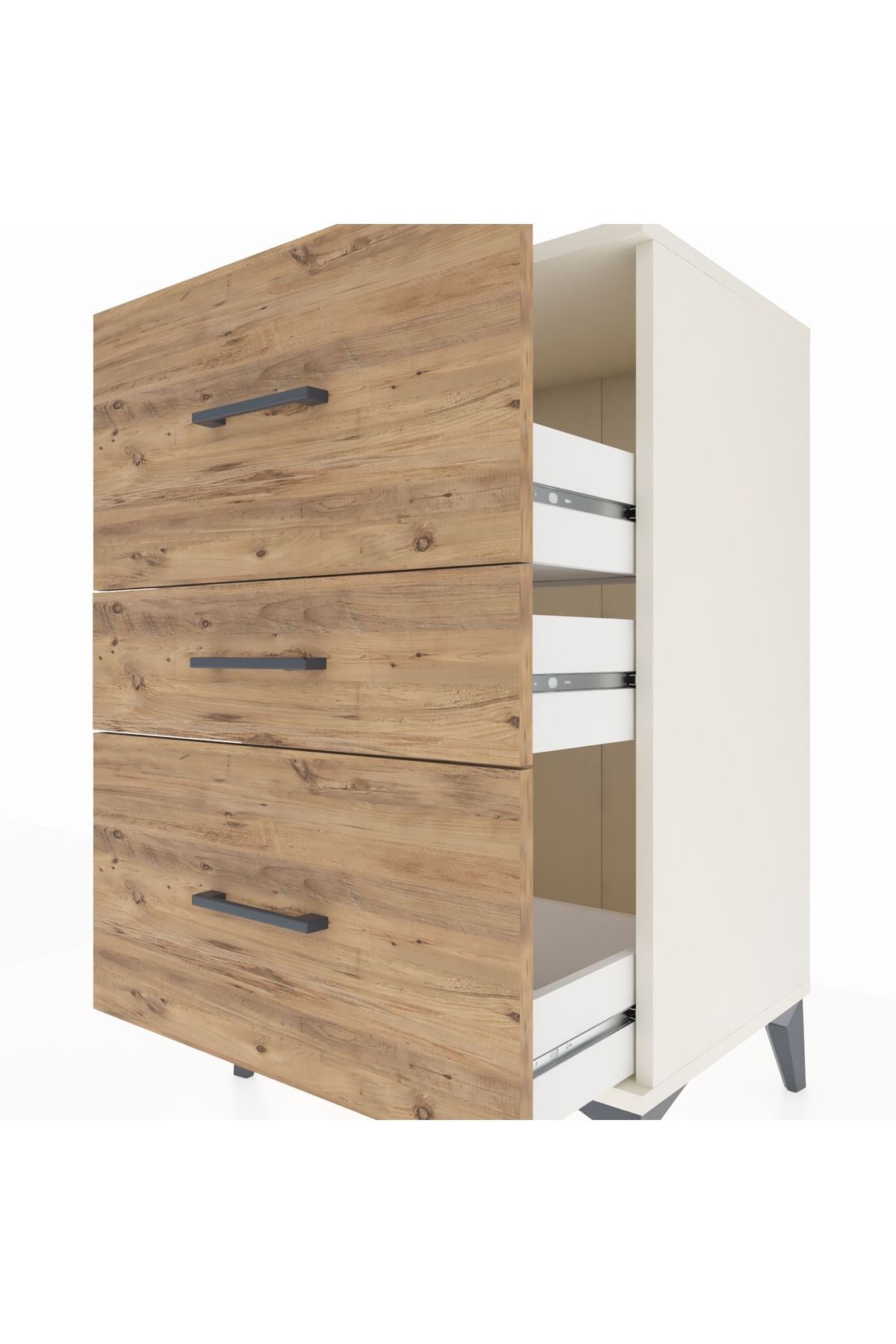 Hyperion Komodin 3 Çekmeceli 60x44x96 - S47M013V3B