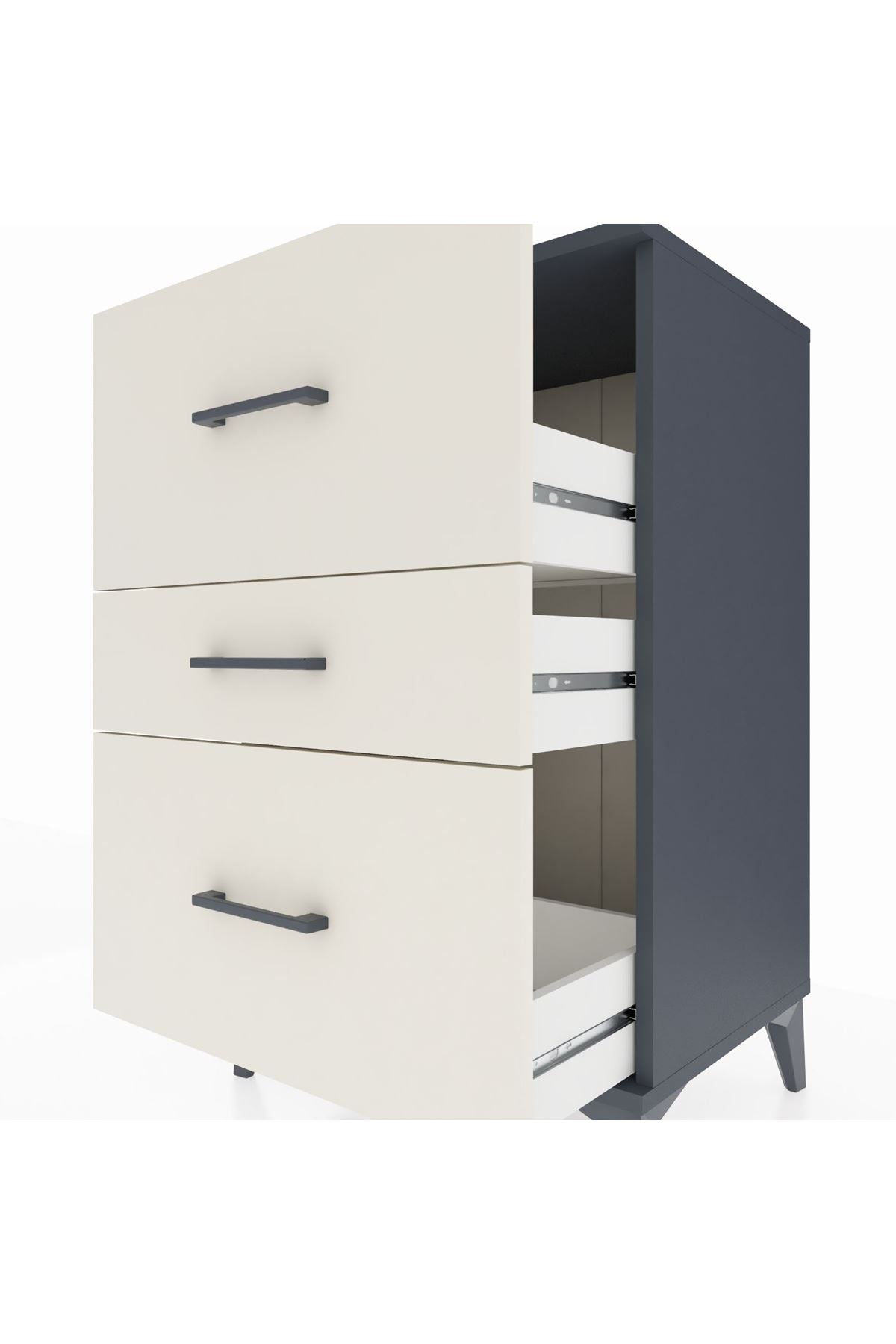 Hyperion Komodin 3 Çekmeceli 60x44x96 - S47M013V4B
