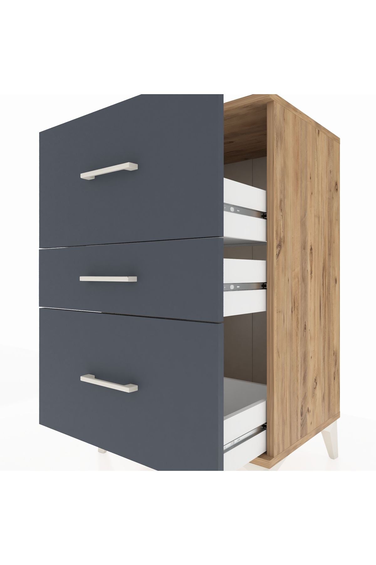Hyperion Komodin 3 Çekmeceli 60x44x96 - S47M013V8B