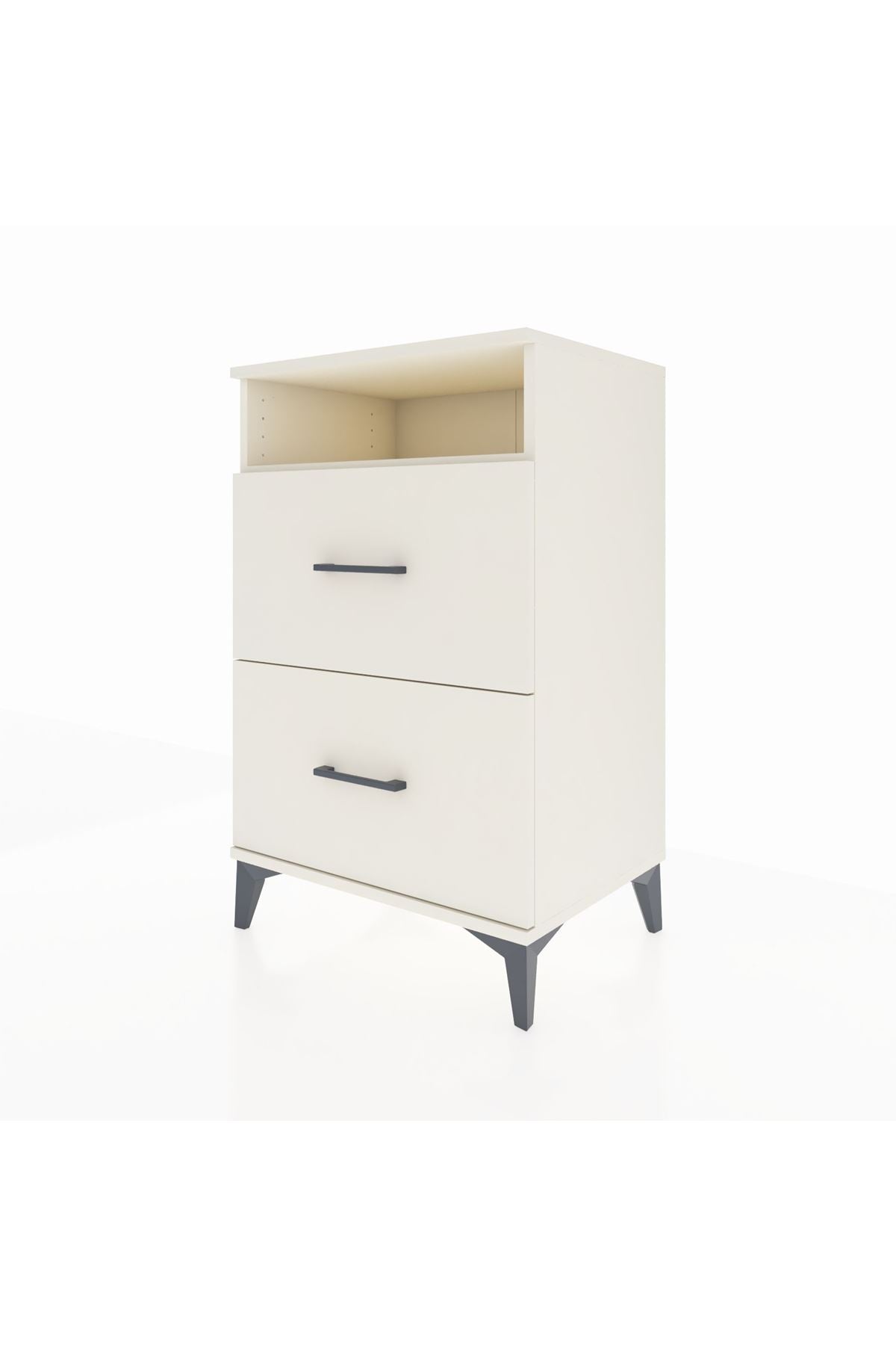 Hyperion Komodin Tek Raflı 2 Çekmeceli 60x44x96 - S47M014V1B