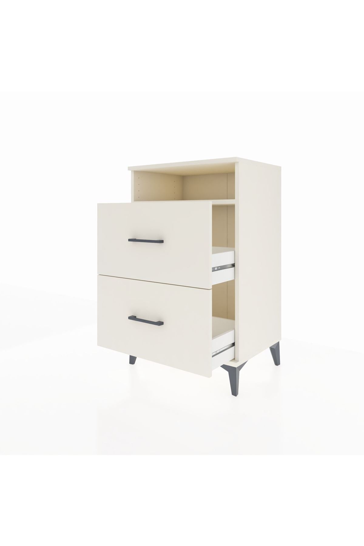 Hyperion Komodin Tek Raflı 2 Çekmeceli 60x44x96 - S47M014V1B