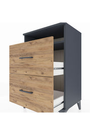 Hyperion Komodin Tek Raflı 2 Çekmeceli 60x44x96 - S47M014V6B