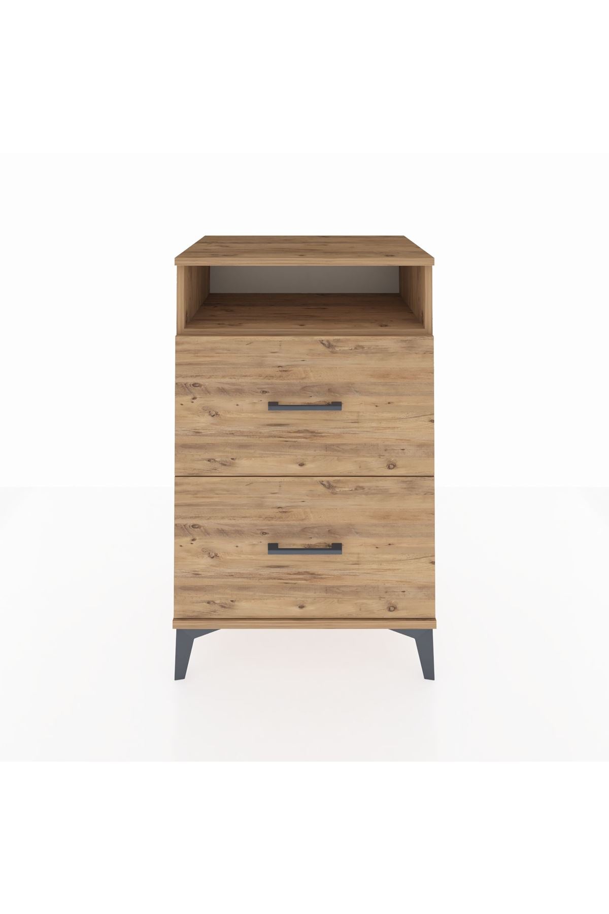 Hyperion Komodin Tek Raflı 2 Çekmeceli 60x44x96 - S47M014V9B