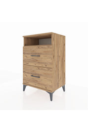 Hyperion Komodin Tek Raflı 2 Çekmeceli 60x44x96 - S47M014V9B
