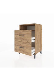 Hyperion Komodin Tek Raflı 2 Çekmeceli 60x44x96 - S47M014V9B
