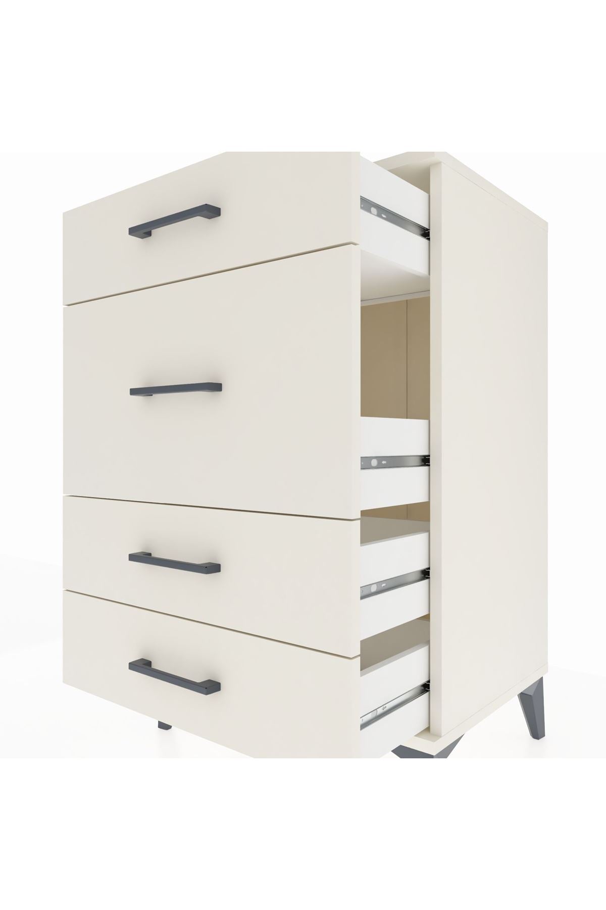 Hyperion Komodin 4 Çekmeceli 60x44x96 - S47M015V1B
