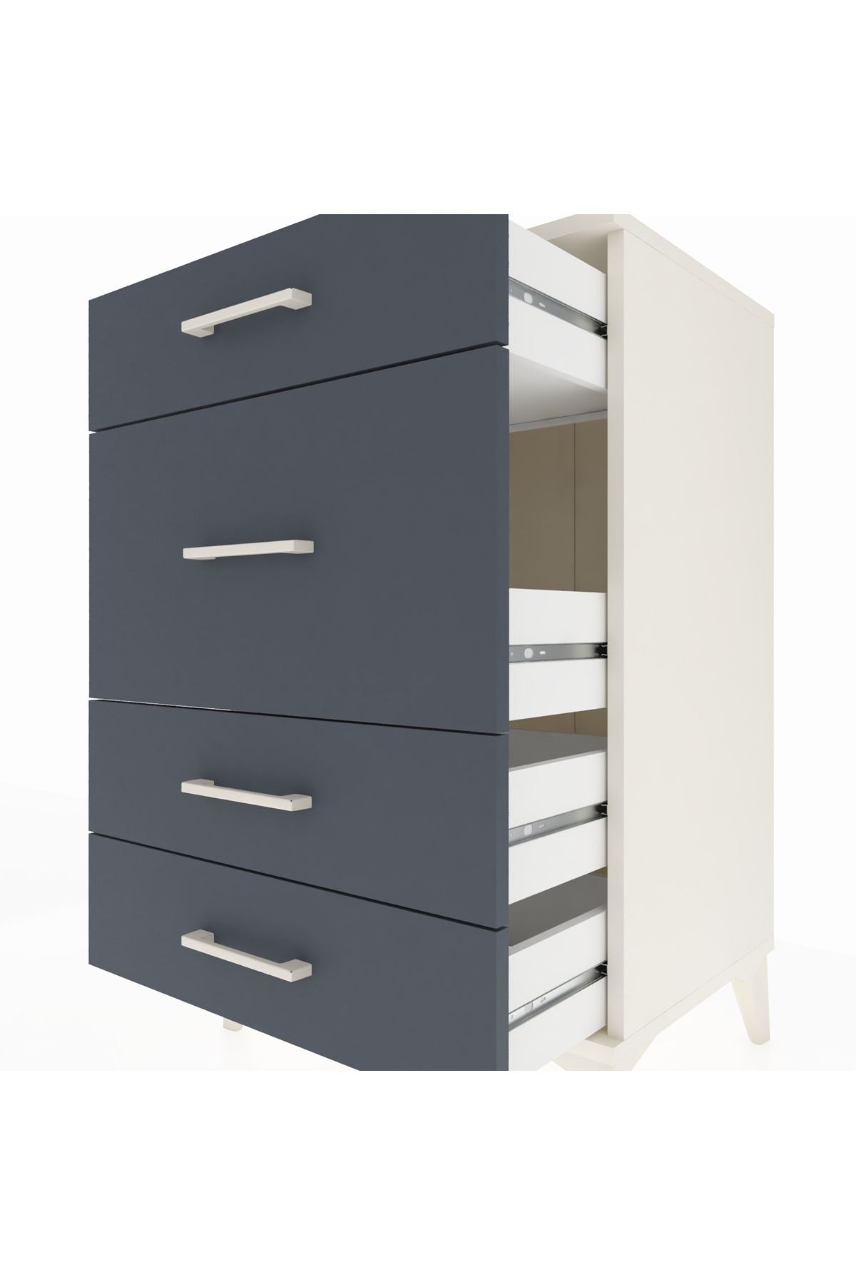 Hyperion Komodin 4 Çekmeceli 60x44x96 - S47M015V2B