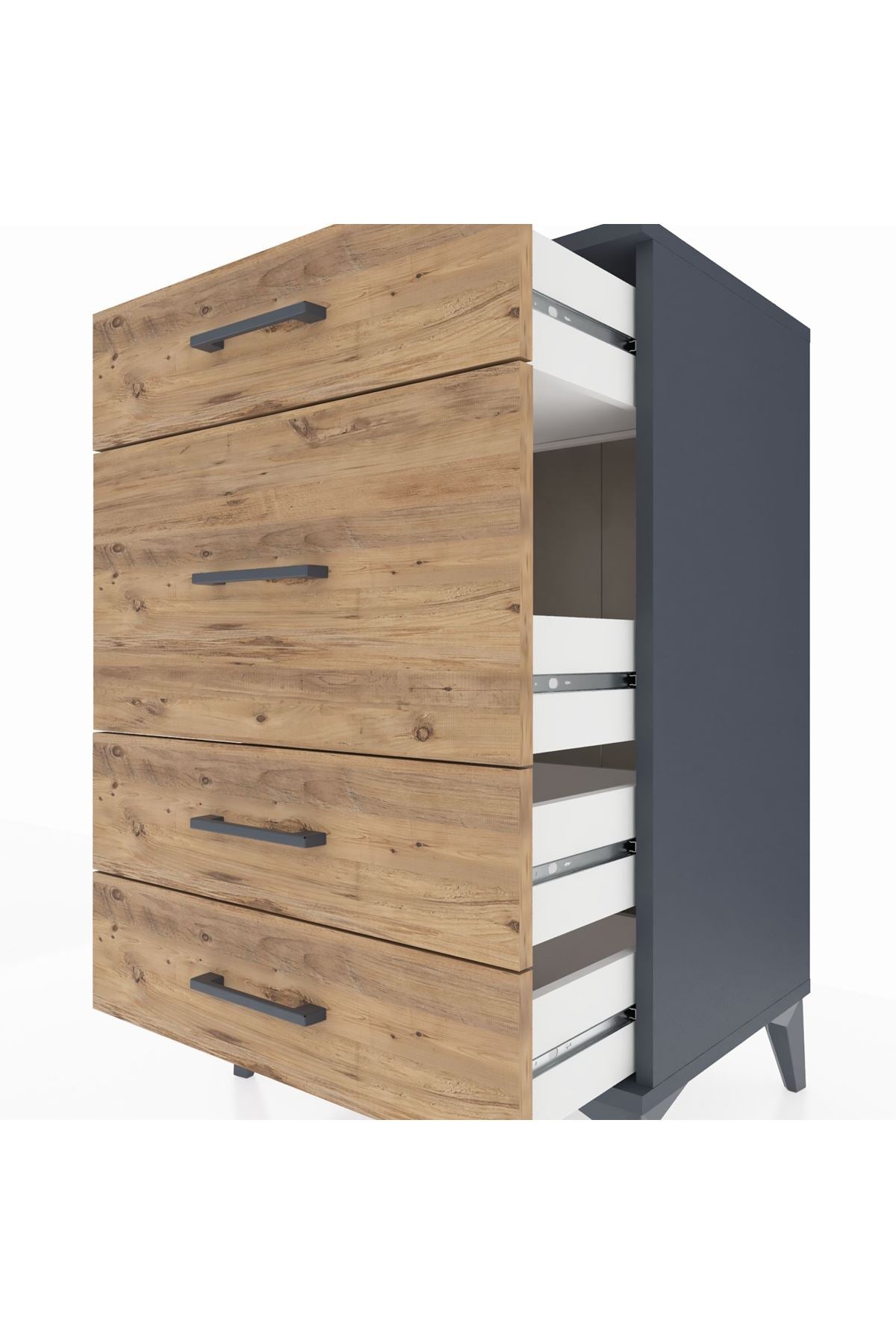 Hyperion Komodin 4 Çekmeceli 60x44x96 - S47M015V6B