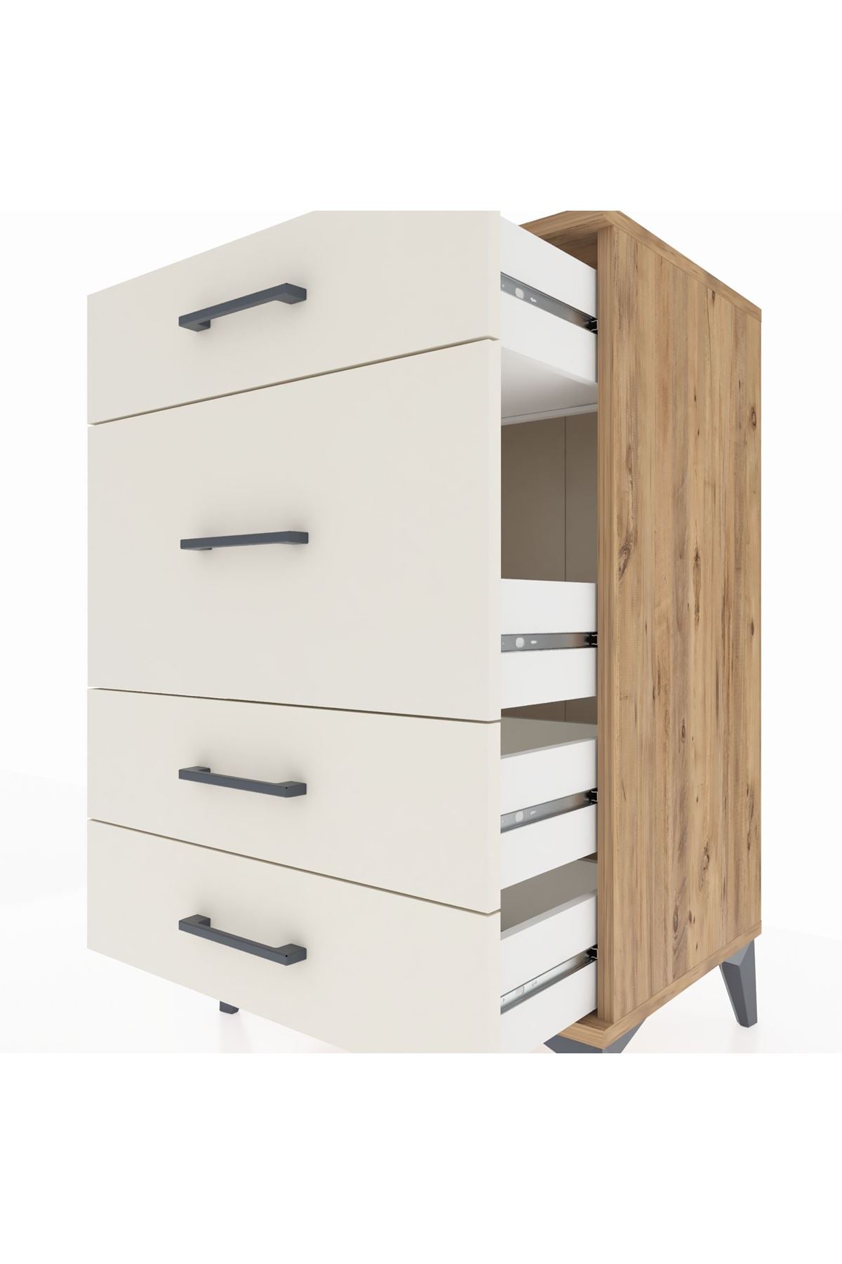 Hyperion Komodin 4 Çekmeceli 60x44x96 - S47M015V7B