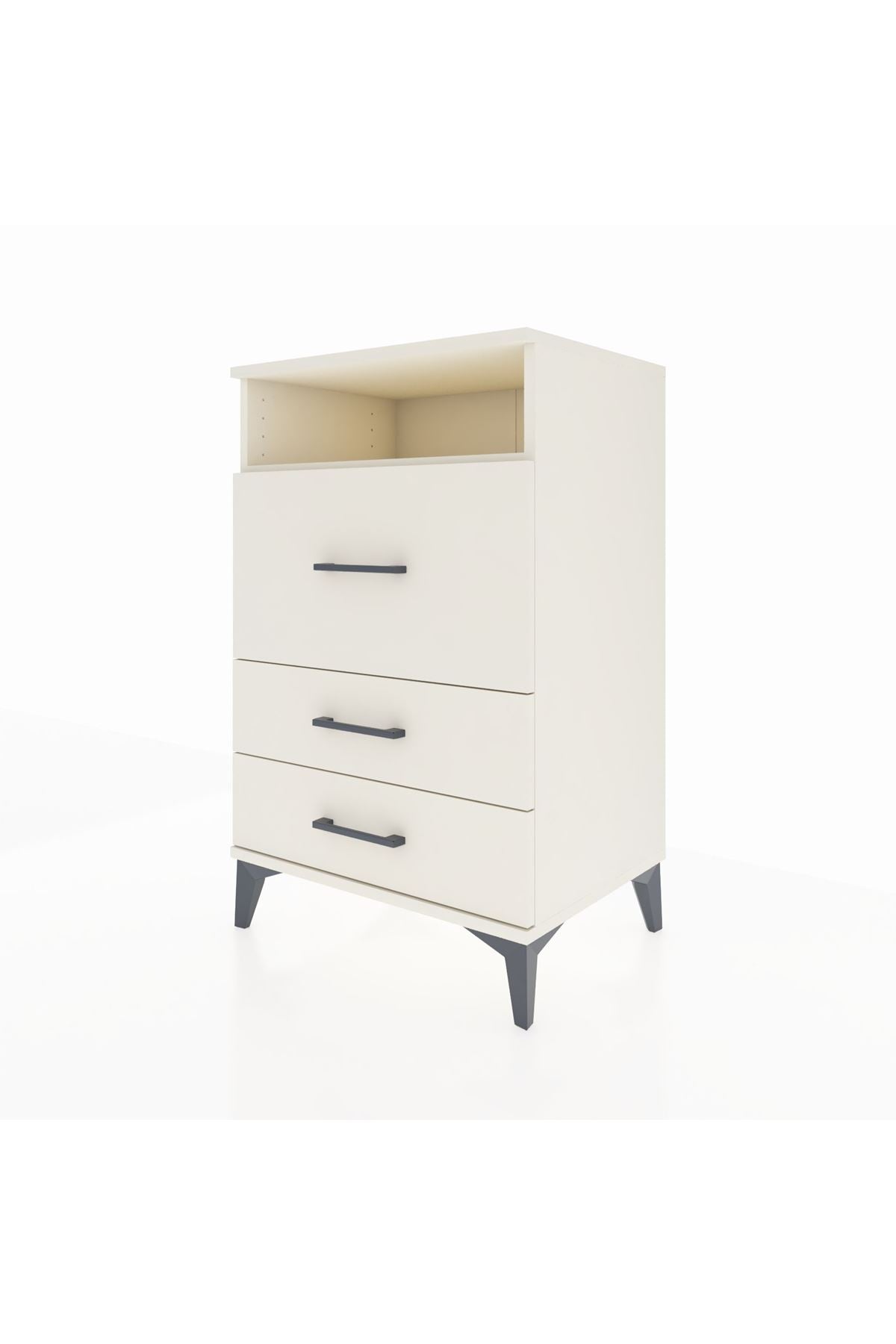 Hyperion Komodin Tek Raflı 3 Çekmeceli 60x44x96 - S47M016V1B
