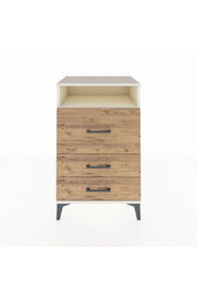 Hyperion Komodin Tek Raflı 3 Çekmeceli 60x44x96 - S47M016V3B