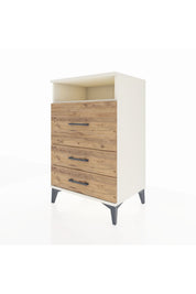 Hyperion Komodin Tek Raflı 3 Çekmeceli 60x44x96 - S47M016V3B
