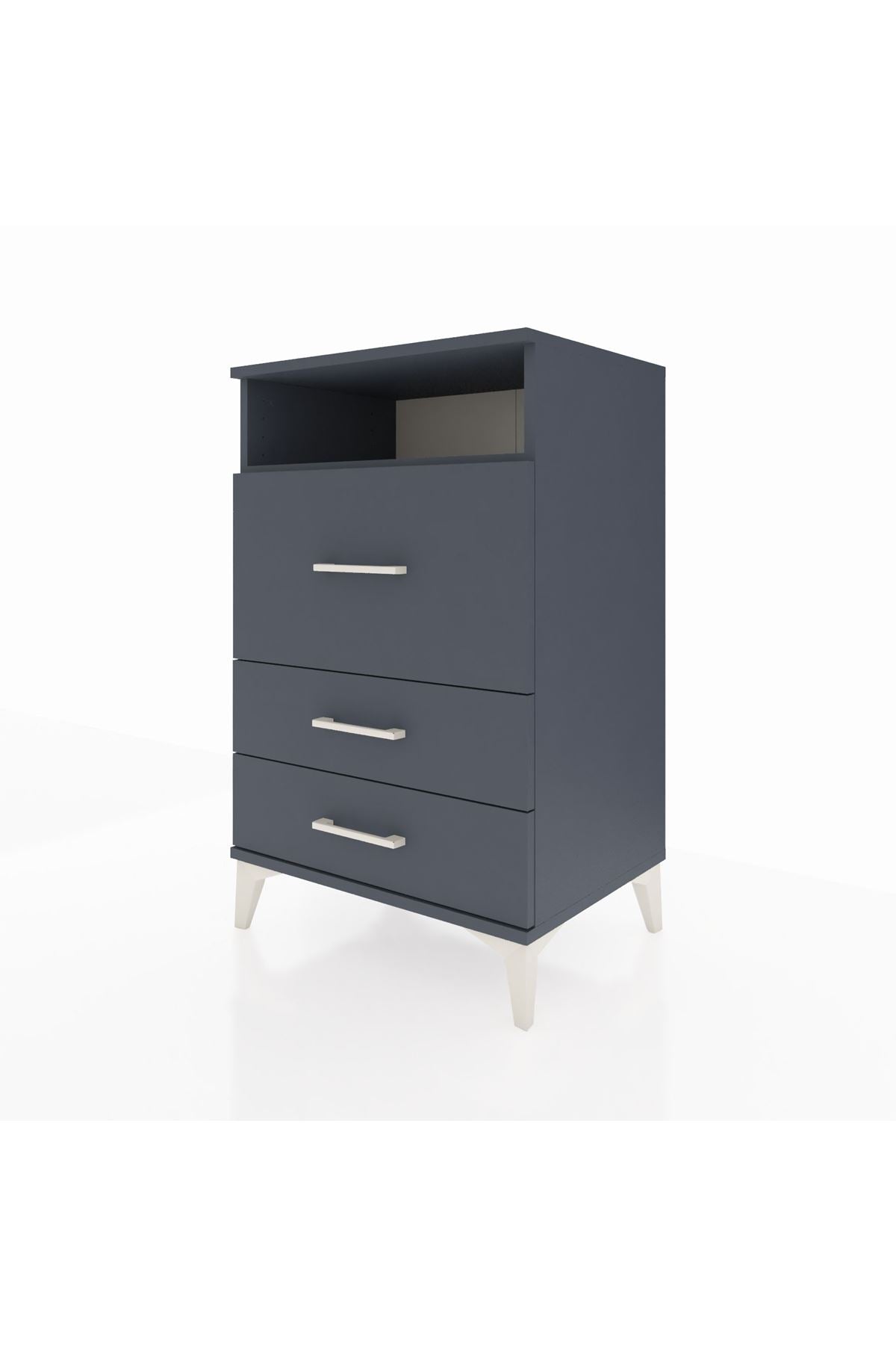 Hyperion Komodin Tek Raflı 3 Çekmeceli 60x44x96 - S47M016V5B