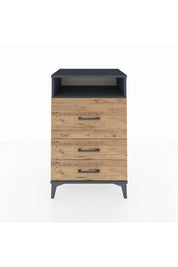 Hyperion Komodin Tek Raflı 3 Çekmeceli 60x44x96 - S47M016V6B