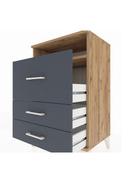 Hyperion Komodin Tek Raflı 3 Çekmeceli 60x44x96 - S47M016V8B
