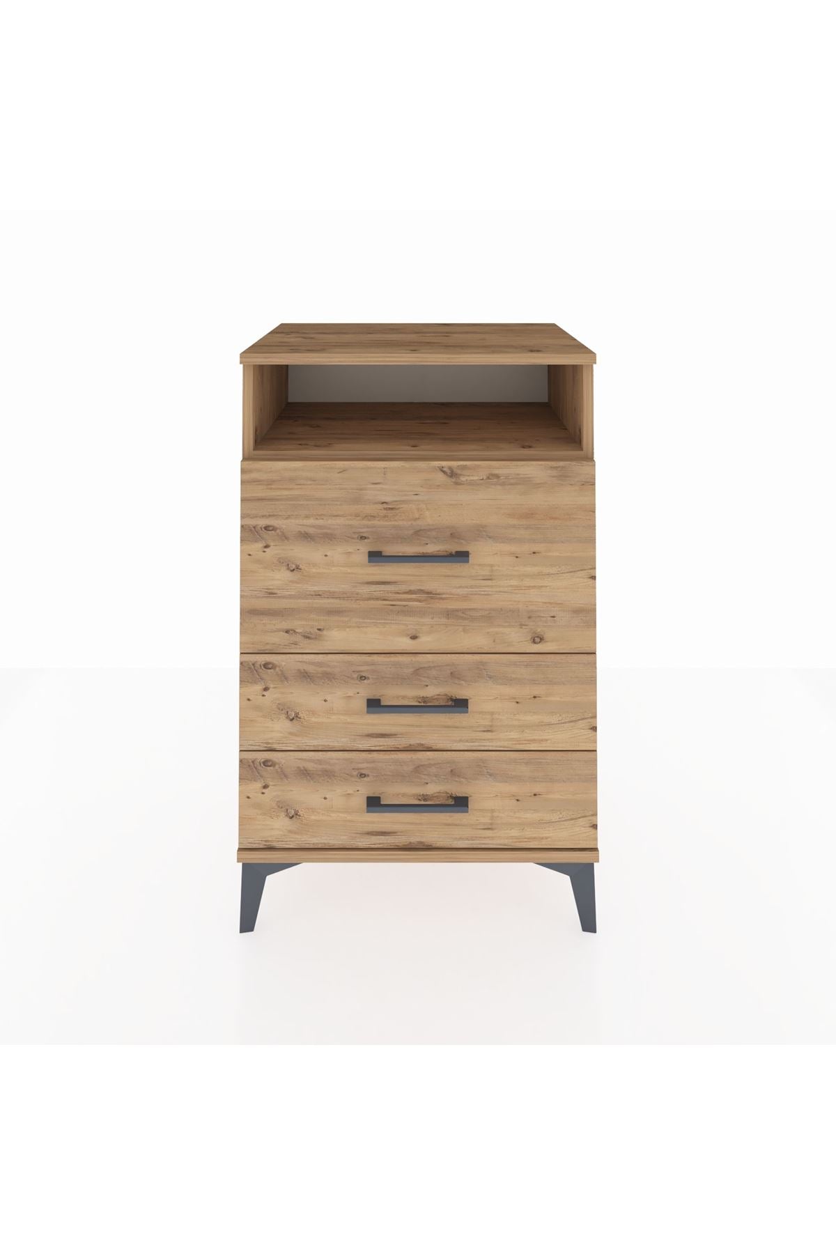 Hyperion Komodin Tek Raflı 3 Çekmeceli 60x44x96 - S47M016V9B