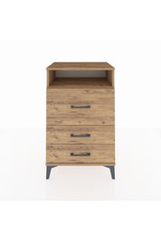 Hyperion Komodin Tek Raflı 3 Çekmeceli 60x44x96 - S47M016V9B