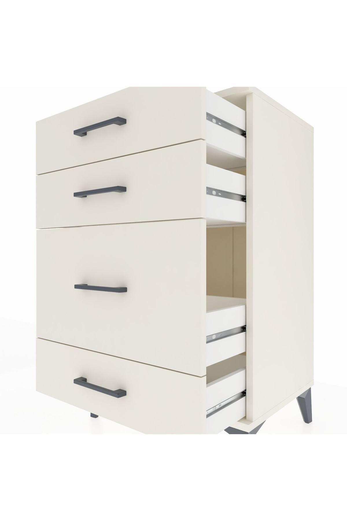 Hyperion Komodin 4 Çekmeceli 60x44x96 - S47M017V1B