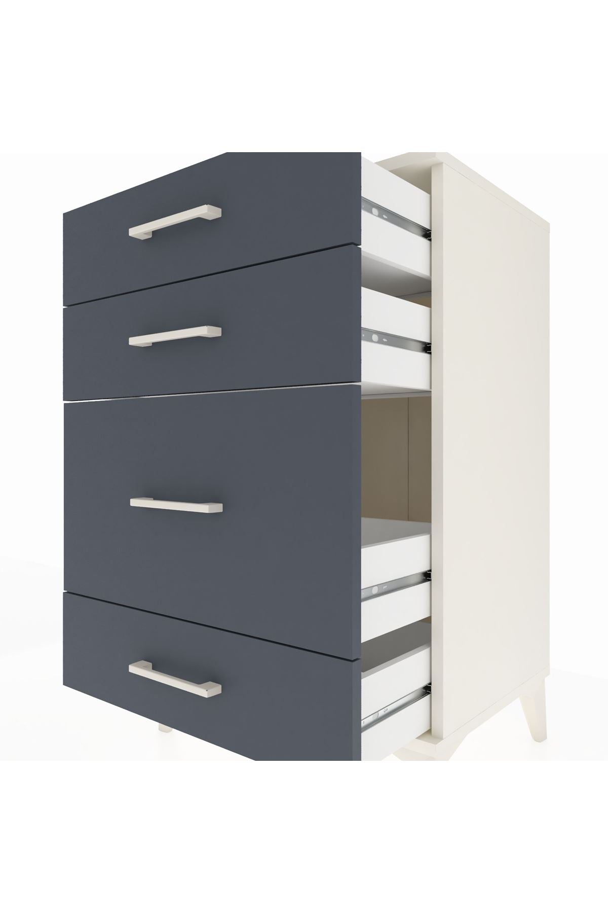 Hyperion Komodin 4 Çekmeceli 60x44x96 - S47M017V2B